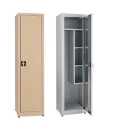 Scope cabinets in plasticized zinc sheet