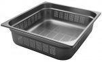 GN 2/3 perforated containers 354x325 mm in stainless steel