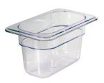 GN 1/9 176x108 mm polycarbonate containers and lids