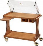 Carts for cheese and desserts and appetizers