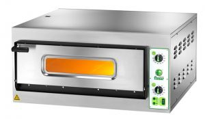 FES4T Electric pizza oven 4.2 kW 1 room 66x66x14h - Three Phase