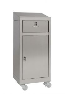 IN-699.03.430C Cabinet walk-in counter with a drawer in AISI 430 steel - dim. 50x40x115 H