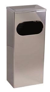 T773011 Stainless steel Waste bin with front opening 25 L