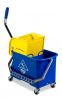 00006394 Double Bucket Bucket Wringer Book - Blue-Yellow
