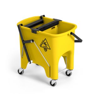 0G006415 Squizzy Roll Bucket - Yellow - With Wheels