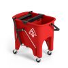 0R006415 Squizzy Roll Bucket - Red - With Wheels