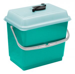 00003383 BUCKET 4 L WITH COVER - GREEN