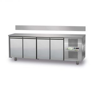 FTRA4TN - Table réfrigérée ventilée 4 portes - 0 / + 10 ° - AVEC ASCENSEUR