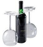 EB00201 GLASSES - Exhibitor for wine and glasses for bottles with hole 3.3 cm