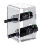 EV00401 TWO - Plexiglass wine display for bottles ø 8.2 cm