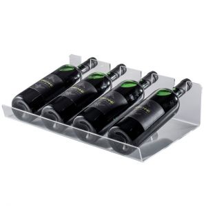 EV02001 SHOW 4 - Expositor para vinos de mesa con 4 asientos para botellas ø 8.2 cm