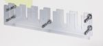 EV01201 LINEAR WALL - Wall-mounted wine rack with 6 seats for bottles ø 8.2 cm