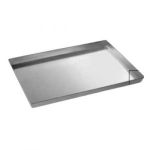 760AA40303 Rectangular baking tray in aluminised iron 40x30x3 cm