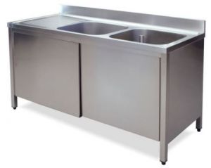 LT1021 Wash on stainless steel cabinet